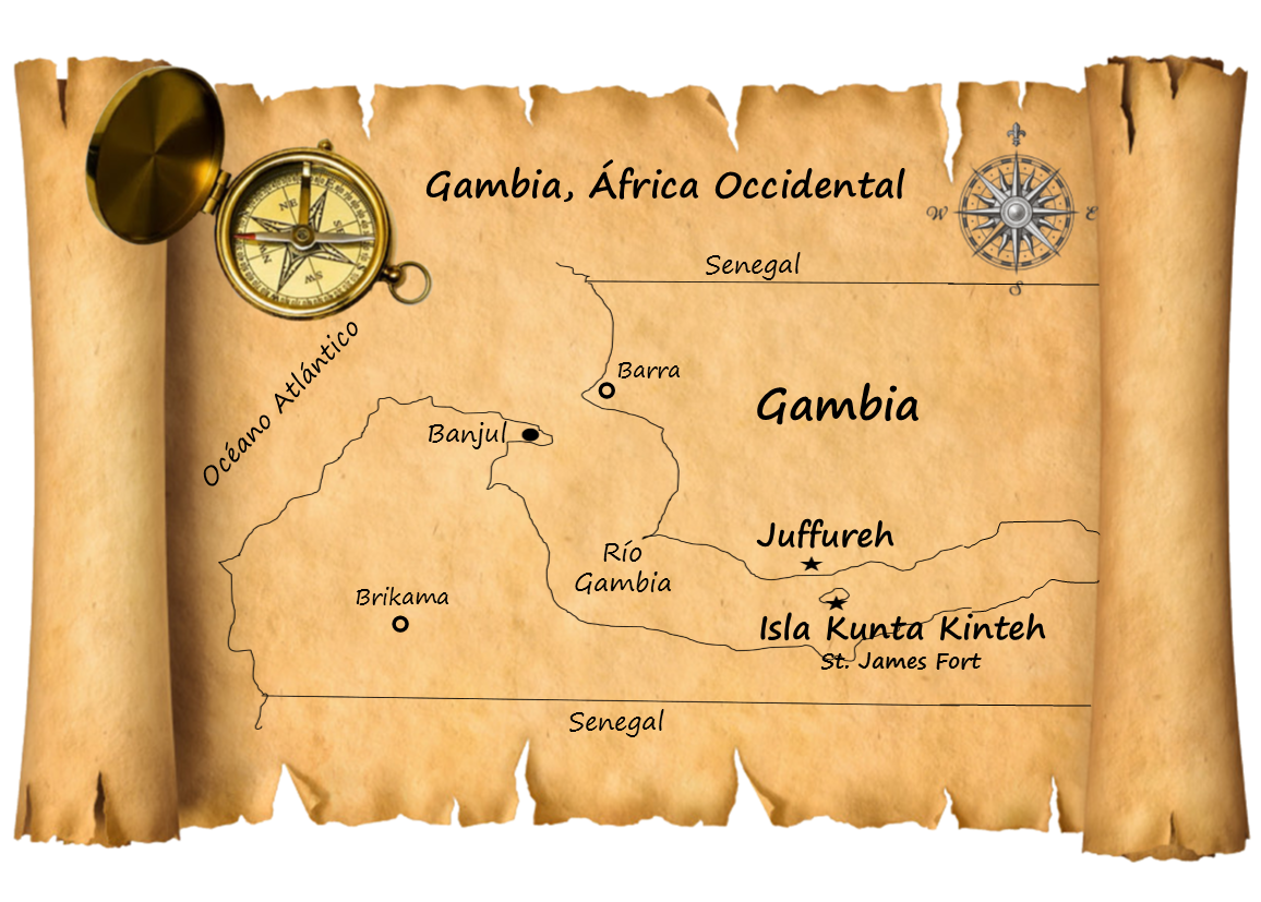 1. Mapa Gambia